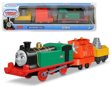 GINA i Wagoniki Lusia na Baterie Tomek Trackmaster