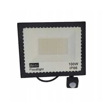 Halogen LED SMD 100W 6500K naświetlacz zewnętrzny IP66 z czujnikiem
