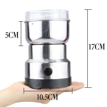 Электрическая мощная кофемолка из нержавеющей стали для измельчения кофейных орехов
