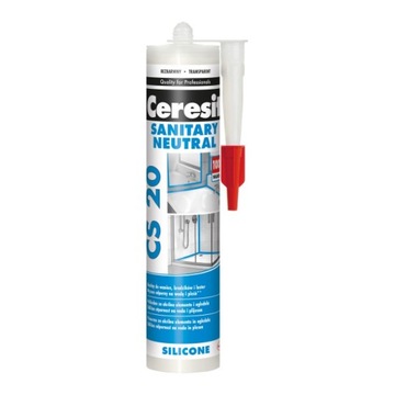 Silikon sanitarny Ceresit neutralny Cs 20