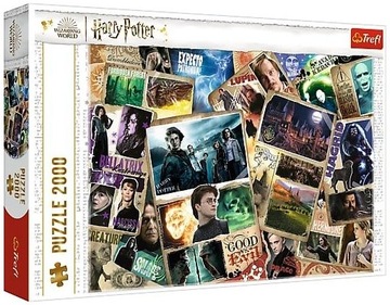 Filmowe PUZZLE Układanka 2000 ELEMENTÓW Harry Potter NIE ROZWARSTWIAJĄ SIĘ