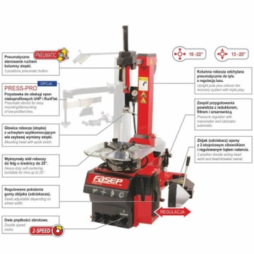 Шиномонтажный станок Fasep RASE2124 PressTECH