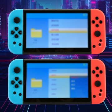 Портативная игровая консоль 7-дюймовый TFT-экран, более 1000 встроенных игр