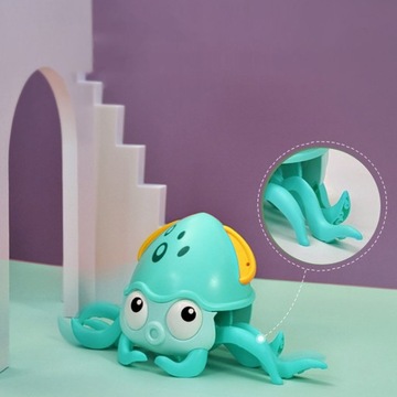 ПОЛЗУЩИЙ ОСЬМИНОГ ИГРУШКИ СО СВЕТОМ И МУЗЫКОЙ