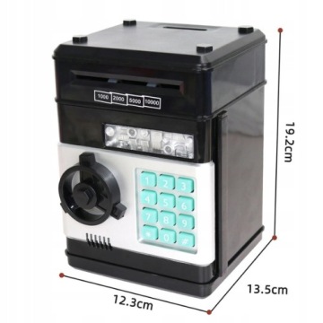 СЕЙФ, ДЕТСКАЯ КОПИЛКА, Банкомат, Детская копилка, большая, электронная, ПИН-код