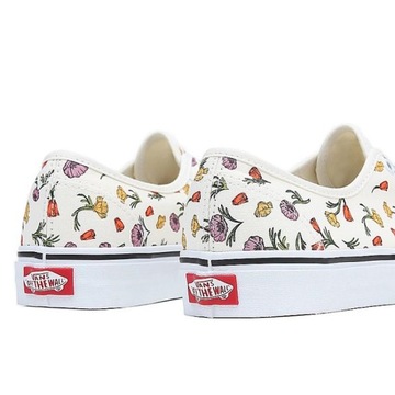 Damskie buty trampki vansy Vans Authentic POPPY FLORAL CREAM kwiaty 37