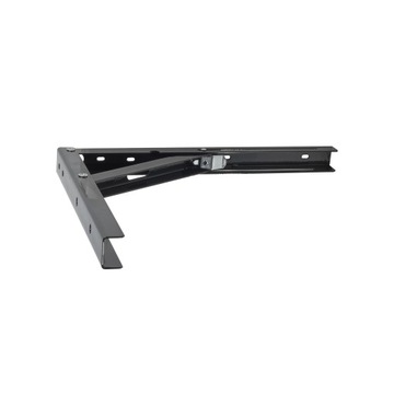 2x УГЛОВОЙ КРОНШТЕЙН СКЛАДНОЙ ПОЛКИ 300 ЧЕРНЫЙ