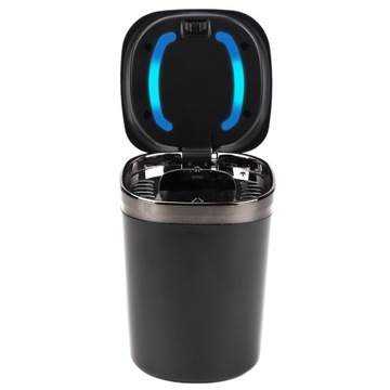 АВТОПЕПЕЛЬНИЦА СВЕТОДИОДНАЯ КОРЗИНА ВМЕСТО КРУЖКИ УНИВЕРСАЛЬНАЯ