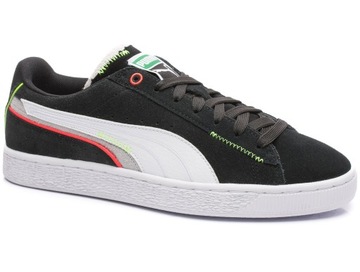 PUMA SUEDE DISPLACED 382875-05 CZARNE SKÓRZANE BUTY MĘSKIE SNEAKERSY r. 41