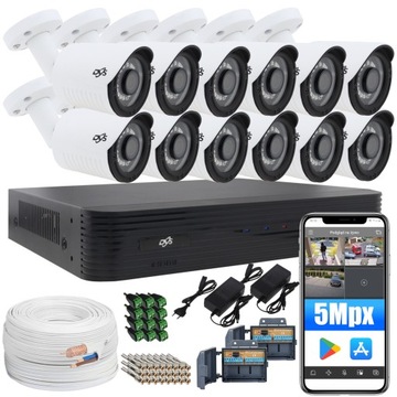 ZESTAW 12 KAMER ZEWNĘTRZNYCH DO MONITORINGU METAL