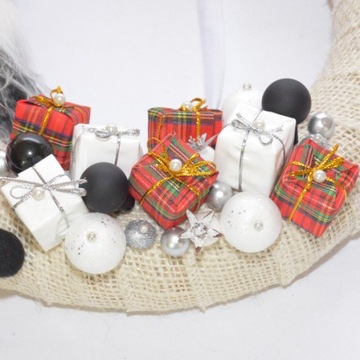 Bombki szklane SREBRNE MATOWO-BŁYSZCZĄCE 3cm/18szt