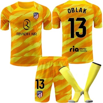 23-24 FCB Piłka nożna Zestaw nr 1 Ter Stegen Bramkarz żółty