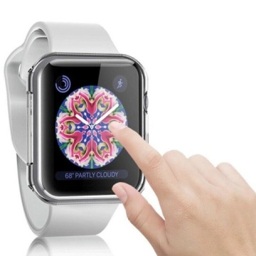 ПРОЗРАЧНЫЙ СИЛИКОНОВЫЙ ЧЕХОЛ ДЛЯ APPLE WATCH 2/3/4/5/6/SE