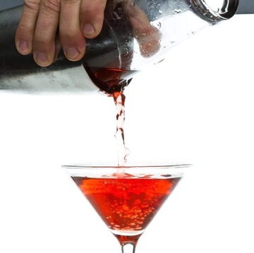 Shaker Bostoński szkło i stal 830ml+500 ml srebrny