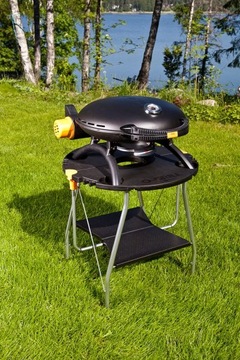 Туристический газовый гриль 2,7 кВт модель 600 черный O-GRILL o-grill_600T_black