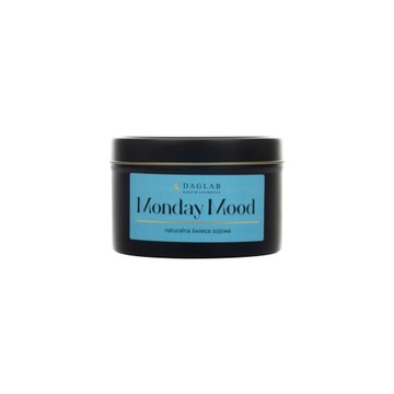 Perfumowana, naturalna świeca sojowa , drewniany knot - 1 szt.
