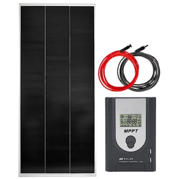 ZESTAW SOLARNY MONO KAMPER 170W + REGULATOR MPPT