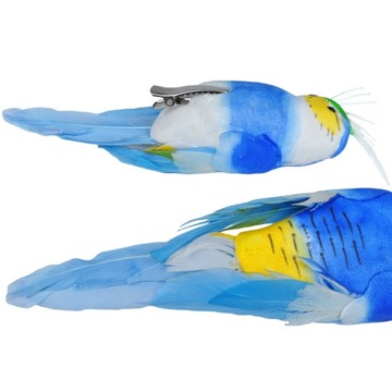 ДЕКОРАТИВНАЯ ПТИЦА ИЗ ПЕНОСТРОЕНИЯ НА ЗАЖИМЕ ВЕСНА ЛЕТО УКРАШЕНИЕ