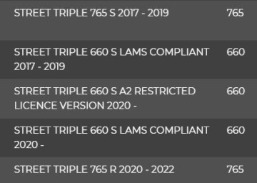 . СИДЕНЬЕ ВОДИТЕЛЯ ПЕРЕДНЕЕ T2303713 TRIUMPH STREET TRIPLE 660 765 17 +