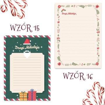 Письмо Деду Морозу для детей 14,8х21см МНОГО ВЫКРОЙКОВ