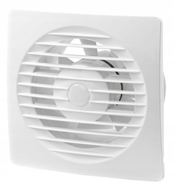WENTYLATOR DOMOWY ŁAZIENKOWY 100 MM BIAŁY STANDARD
