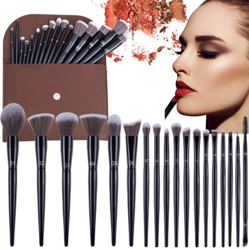 НАБОР КИСТЕЙ ДЛЯ МАКИЯЖА ИЗ 18 ПРОФЕССИОНАЛЬНЫХ ОТЛИЧНЫХ КАЧЕСТВ ДЛЯ ВАШЕЙ ЖЕНЫ В ПОДАРОК