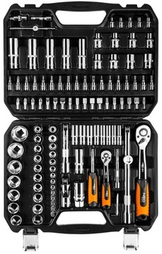 НАБОР ТОРЦЕВЫХ КЛЮЧЕЙ 1/2',1/4'', 110 ДЕТАЛЕЙ