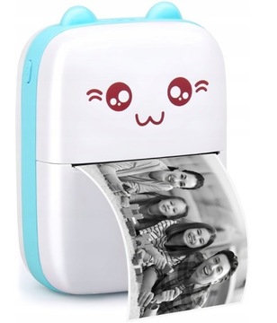 DRUKUŚ ORIGINALNY Мини-термопринтер для фотографий Портативный + 11 РОЛИКОВ