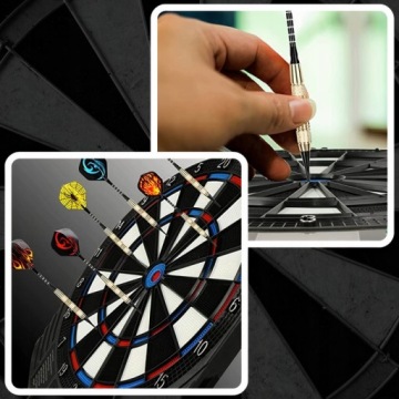 НАБОР ИЗ 12 ДРОТИКОВ, 100 НАКОНЕЧНИКОВ + 42 ИГРОВЫХ ПАДАЛЕТА ДЛЯ СТРОИТЕЛЬСТВА FEATHER DARTS