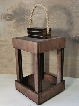 ДЕКОРАТИВНЫЙ КОРИЧНЕВЫЙ ФОНАРЬ ДЛЯ ФОНАРЯ ЦЕНТРА ЛАМП