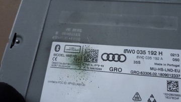 A4 B9 8W CZYTNIK NAWIGACJI NAVI MIB HS SIM A5 8W