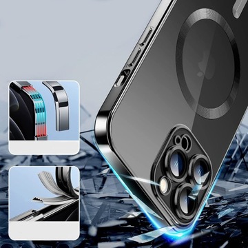 МАГНИТНЫЙ ЧЕХОЛ ДЛЯ MAGSAFE ДЛЯ APPLE IPHONE 12 PRO ЦВЕТНОЙ ЧЕХОЛ + СТЕКЛО