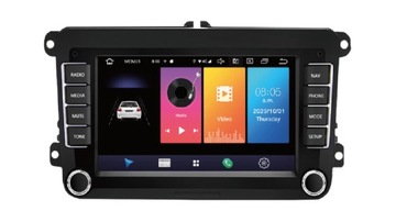 Vordon VW-910 Radio 2DIN CarPlay Android BT VW Passat B6 Golf 6 Touran