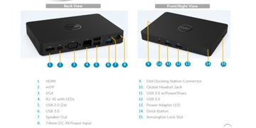Док-станция Dell Business USB-C для Apple MacBook Air MacBook Pro