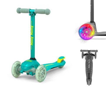 LEKKA ZWROTNA HULAJNOGA Milly Mally ZAPP KÓŁKA LED