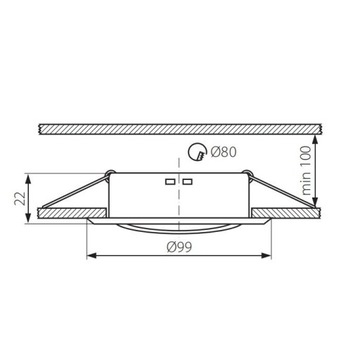 АЛОР ДТО-Б регулируемый круглый светильник
