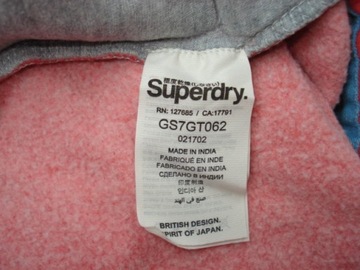 SUPERDRY Bawełniane JOGGERY na Trening r XS/S