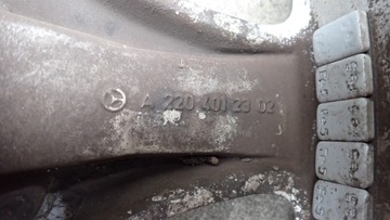 4× DISK HLINÍK MERCEDES-BENZ OE 7.5" X 16" 5X112 ET 48