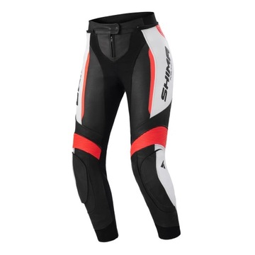 SHIMA DAMSKIE SKÓRZANE SPODNIE MOTOCYKLOWE MIURA 2.0 PANTS RED 38