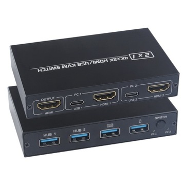 AM-KVM 201CL KVM-переключатель HDMI/USB 2-в-1