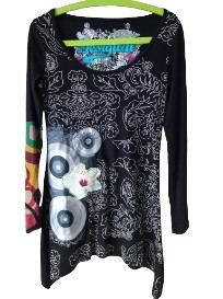 DESIGUAL-SUPER TUNIKA BLUZKA S 4D