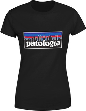 ŚMIESZNA KOSZULKA Z NADRUKIEM PATOLOGIA DAMSKA M BLUZKA TSHIRT DAMSKI