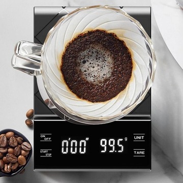 ЭЛЕКТРОННЫЕ ВЕСЫ С СЕКундОМЕРОМ ДЛЯ ТОЧНОЙ КУХНИ ДЛЯ ПРИГОТОВЛЕНИЯ КОФЕ