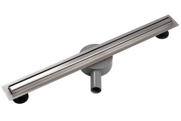 ODPŁYW LINIOWY CHROM 90 CM OBROTOWY DO PRYSZNICA ECO360 SLIM CALANI