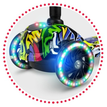 ТРЕХКОЛЕСНЫЙ ДЕТСКИЙ САМОКАТ LED RICOKIDS