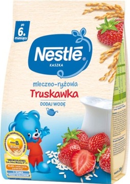 NESTLÉ KASZKA MLECZNO-RYŻOWA TRUSKAWKA DLA NIEMOWL