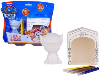 PSI PATROL pies CHASE + BUDA figurka do malowania ZRÓB SAM Sambro