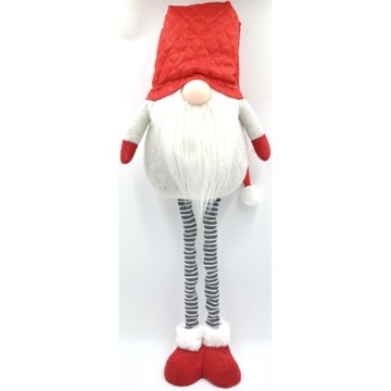 БОЛЬШОЙ Гном НА ТЕЛЕСКОПИЧЕСКИХ НОЖКАХ, СТОЯЩИЙ РОЖДЕСТВЕНСКИЙ ГНОМ, УКРАШЕНИЕ САНТА ГНОКА