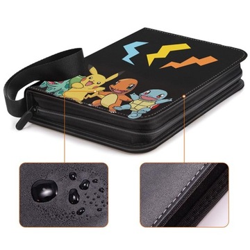 Папка-альбом на 400 КАРТ ПОКЕМОН с ручкой