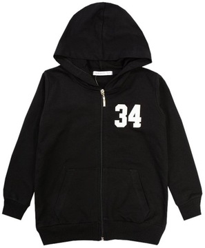 ACAR BLUZA '34' ZAMEK KAPTUR czarna 128 J58C